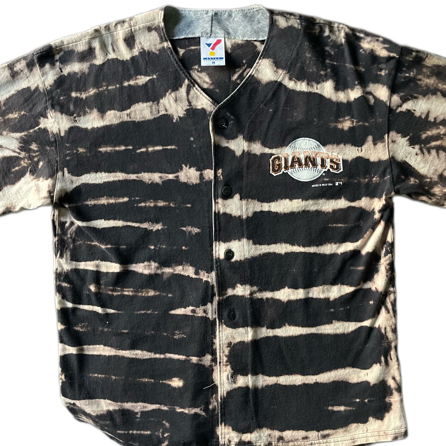 SAN FRANCISCO GIANTS BUTTON-UP TEE