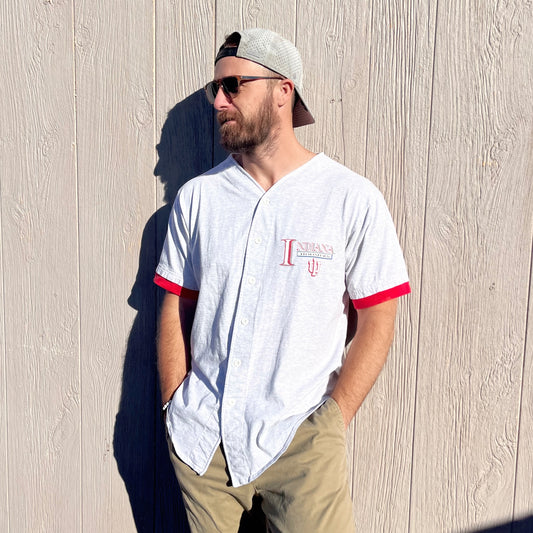 INDIANA UNIVERSITY BUTTON UP TEE