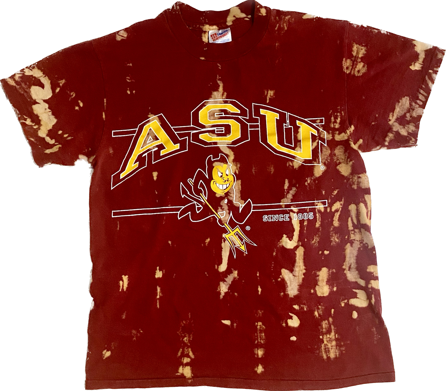 vintage asu arizona state university sparky sun devil t shirt tee college