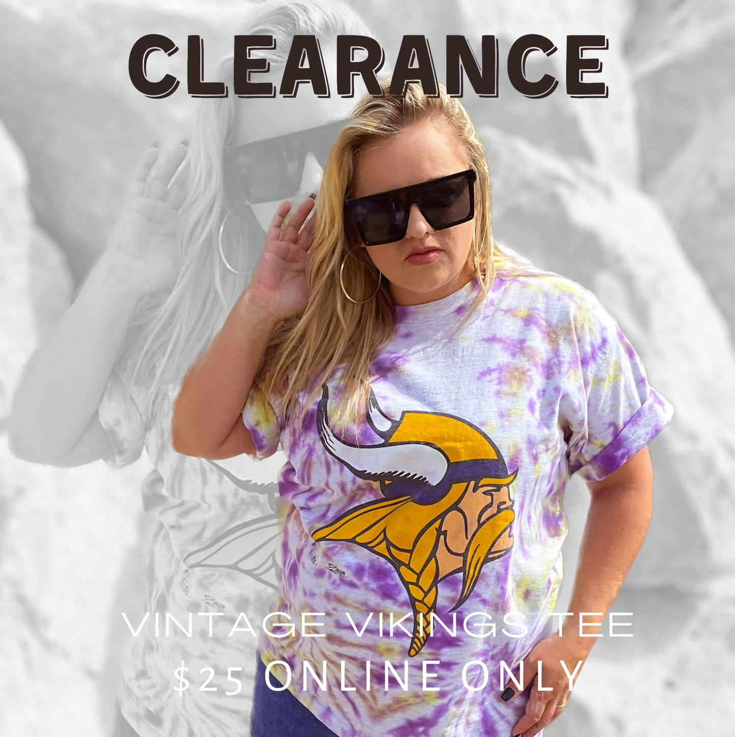 MINNESOTA VIKINGS TIE DYE TEE