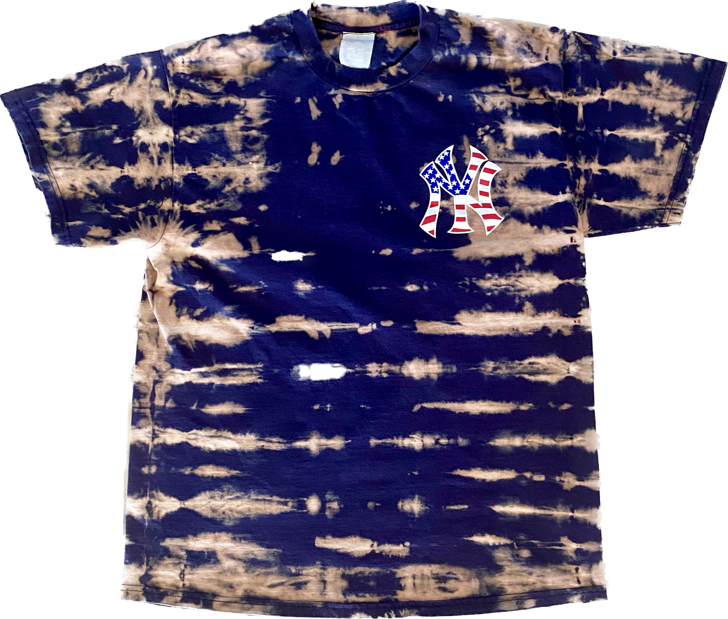Vintage 2001 New York NY Yankees t shirt tee American Flag 